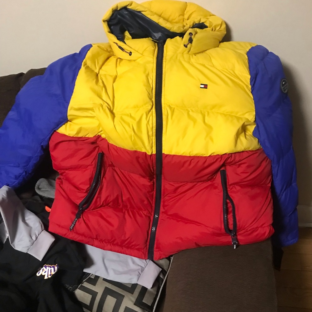 Blue Yellow Red,,Winter Coat